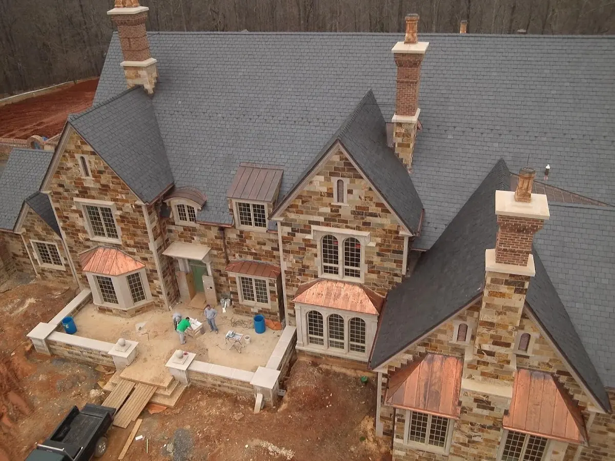 Craftsman Roofing Slate Roof Repair project in Frederick